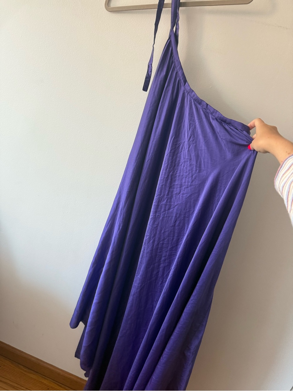 L’idee deesse gown / Purple halter Maxi Dress - Picture 2 of 4